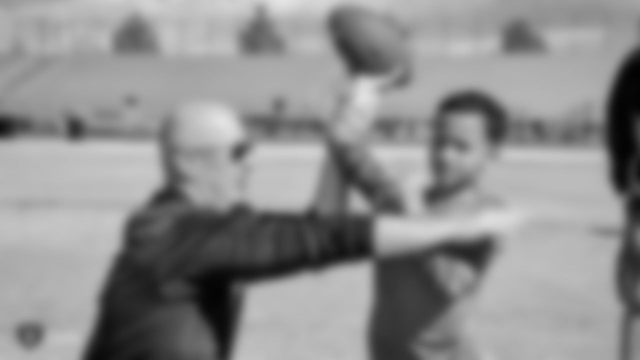The Raiders collaborate with the Southern Nevada Football Head Coaches Association to host a Coaches Clinic.