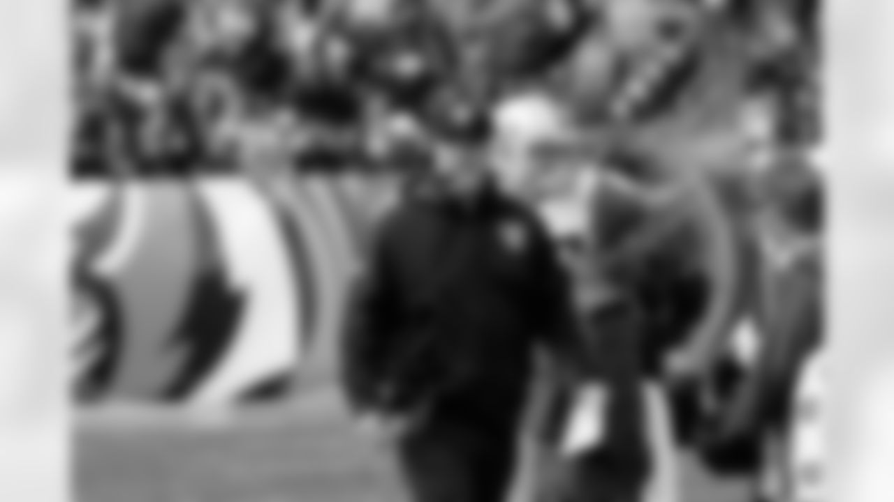 Offensive line coach Frank Pollack