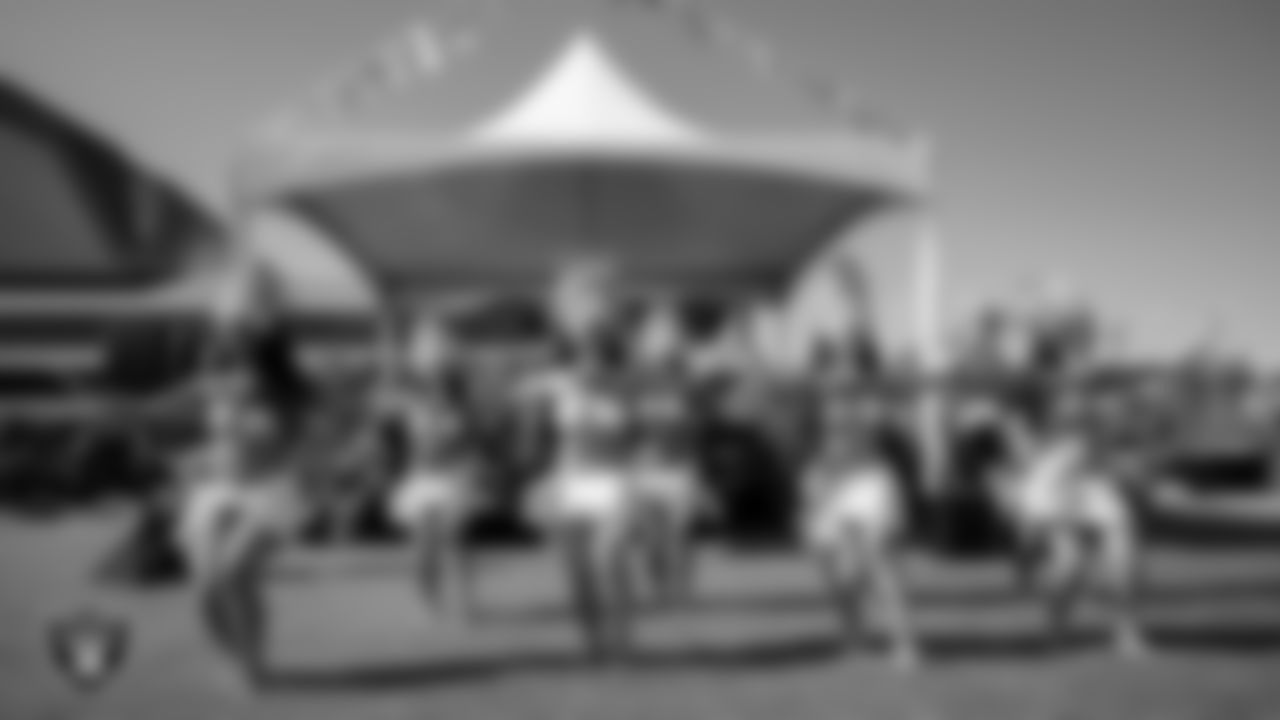 Members of Pupu 'Ori Te Nati perform during the P.A.C.E. kickoff event at Las Vegas Raiders Headquarters, Thursday, May 18, 2023, in Henderson, Nev.