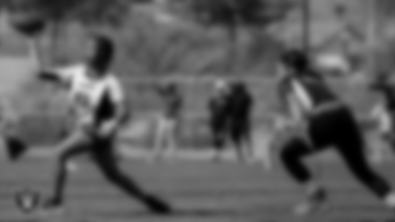 A player passes the ball during the NFL FLAG Regional Championship.