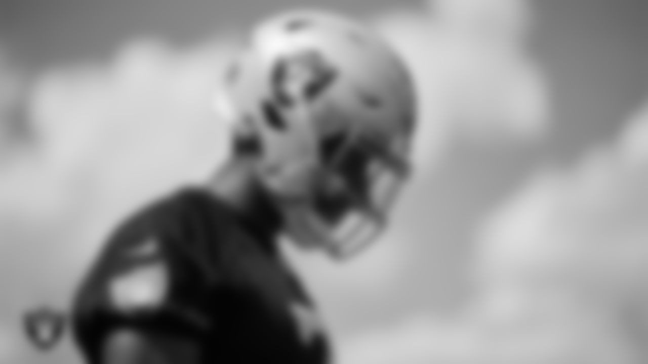 Las Vegas Raiders wide receiver Zay Jones (7) during practice at Intermountain Healthcare Performance Center.