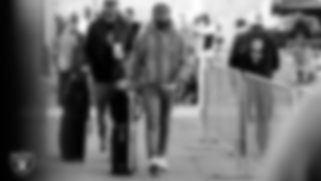 Las Vegas Raiders cornerback Casey Hayward Jr. (29) arrives to the regular season away game against the Kansas City Chiefs at Arrowhead Stadium.