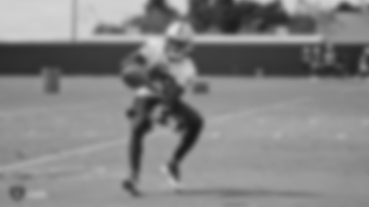 Raiders safety Lamarcus Joyner (29) on the field for practice.
