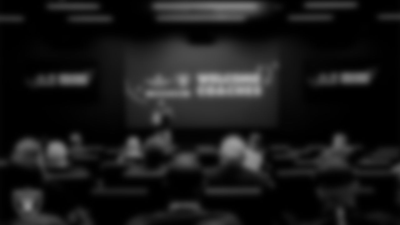 The Las Vegas Raiders partnered with Intermountain Healthcare and the Southern Nevada Coaches Association to host a coaches' clinic for youth football coaches at Intermountain Healthcare Performance Center.