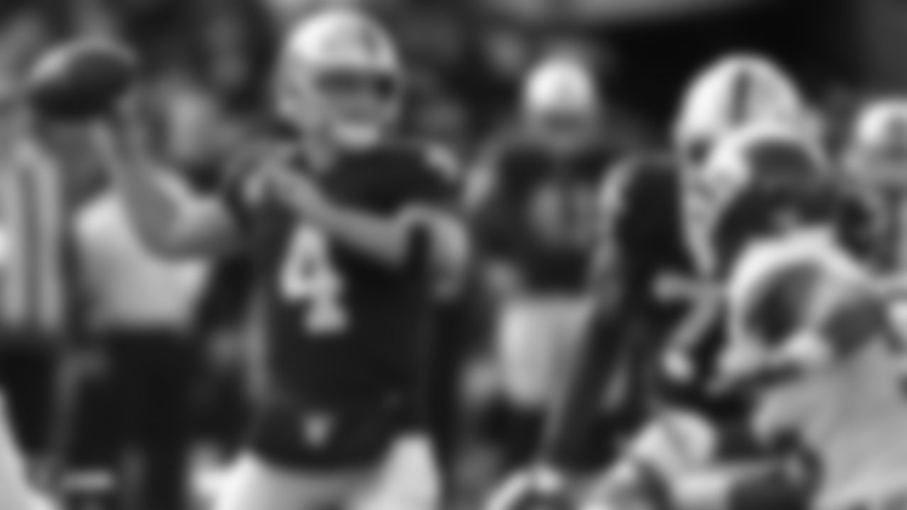 The Oakland Raiders regular season game against the Kansas City Chiefs at Oakland-Alameda County Coliseum, Sunday, December 2, 2018, in Alameda, California.