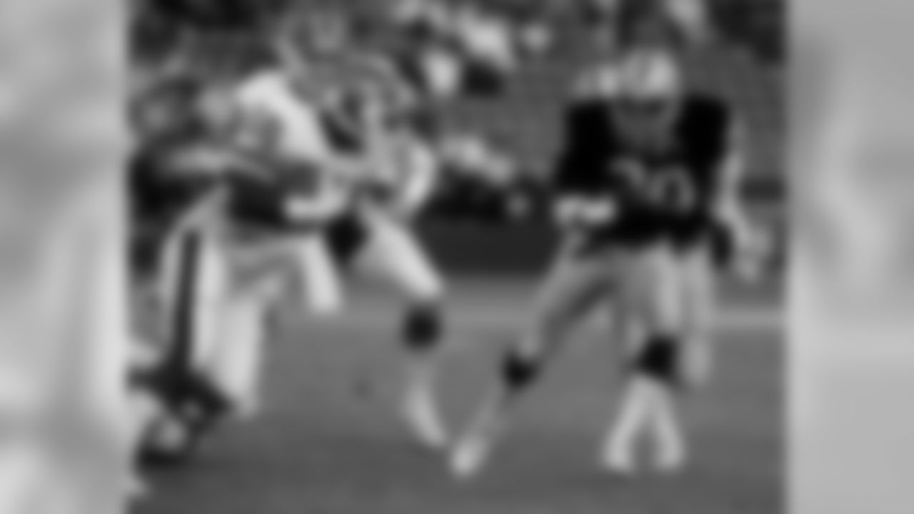 Stacy Toran prepares to deliver the hit.