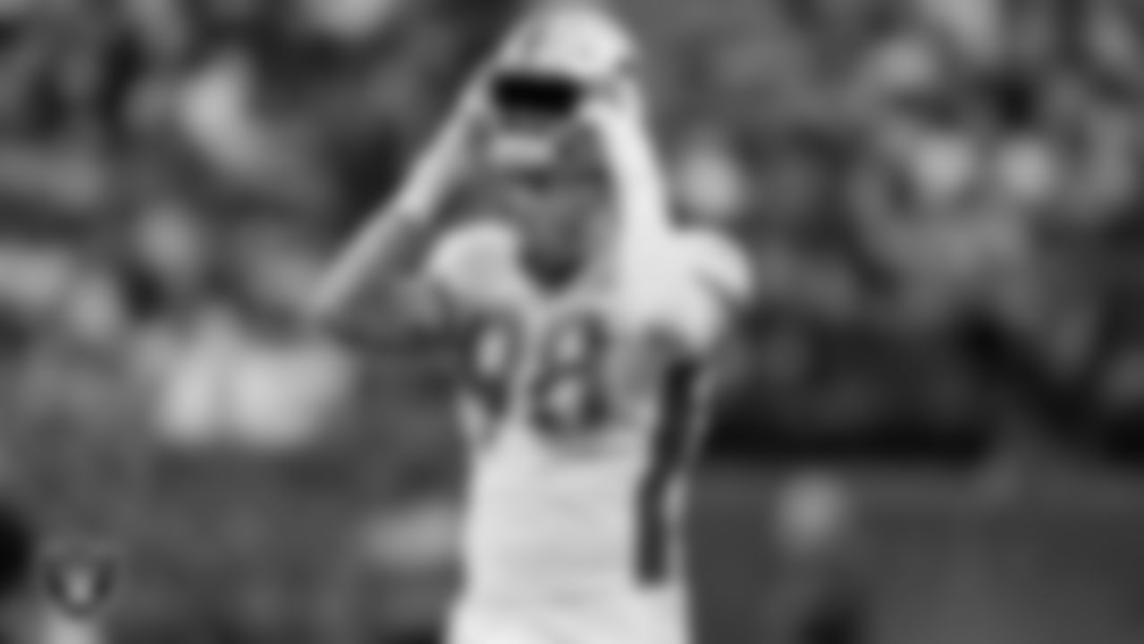 Las Vegas Raiders defensive end Maxx Crosby (98) during the 2022 Pro Bowl at Allegiant Stadium.