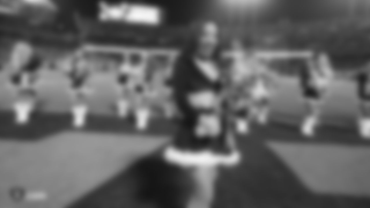 The Raiderette Awards at the Oakland Raiders game against the Denver Broncos at Oakland-Alameda County Coliseum, Monday, December 24, 2018, in Oakland, California. The Oakland Raiders won 24-17.