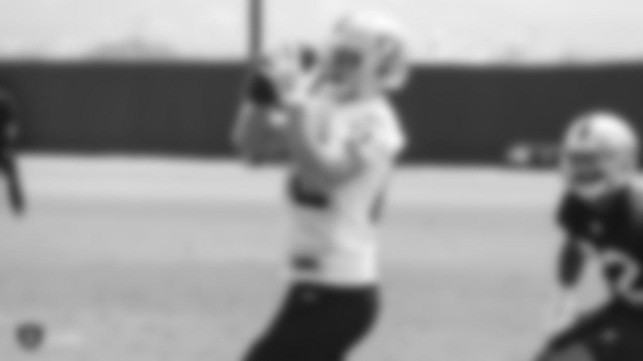Oakland Raiders wide receiver Jordy Nelson (82) at an Organized Team Activity (OTA) at the Oakland Raiders Practice Facility, Wednesday, June 6, 2018, in Alameda, California.