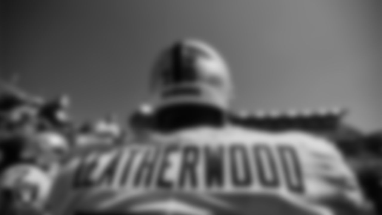 Las Vegas Raiders tackle Alex Leatherwood (70) waits to be introduced onto the field before the regular season away game against the Pittsburgh Steelers.