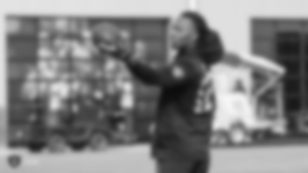 Oakland Raiders wide receiver Martavis Bryant (12) on the field for practice at the Oakland Raiders Practice Facility, Friday, November 9, 2018, in Alameda, California.
