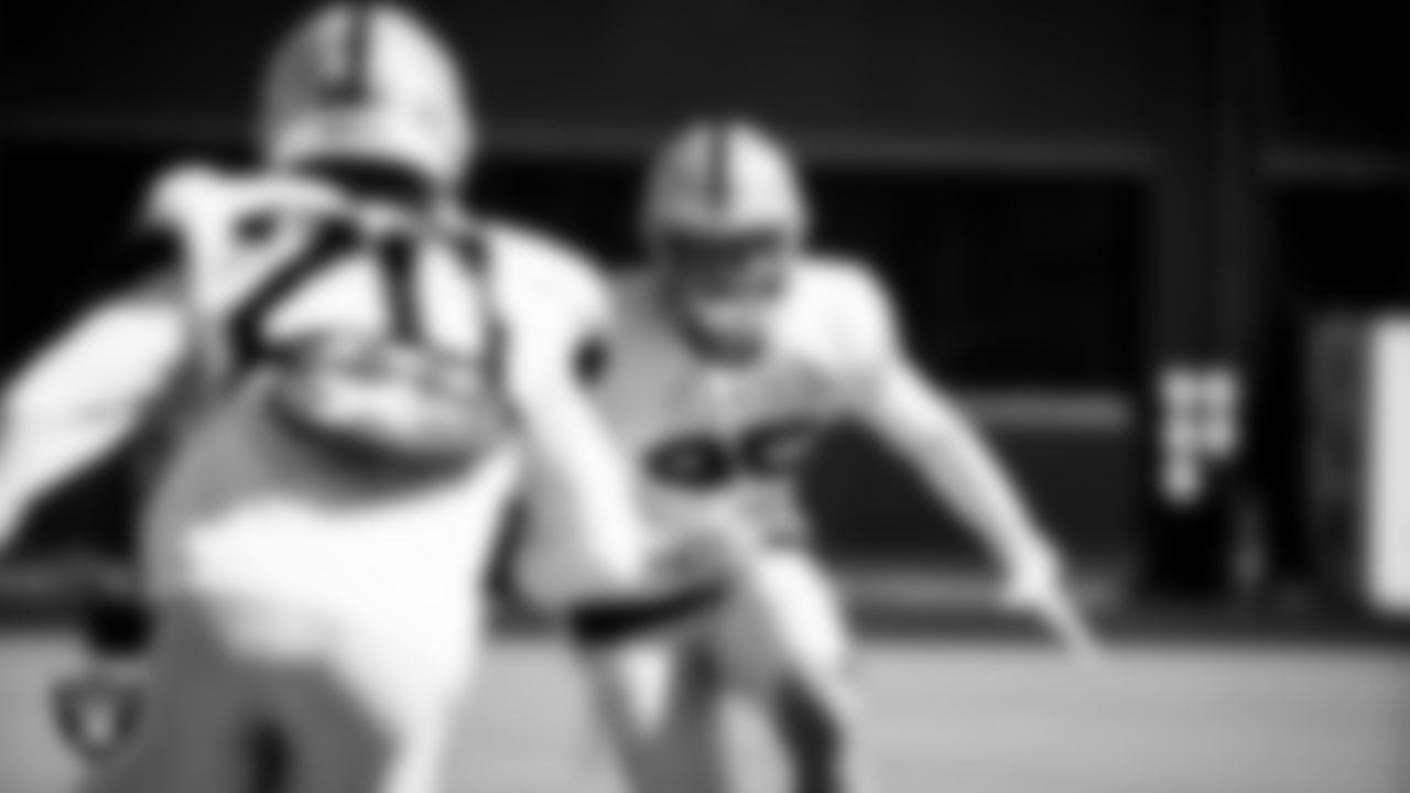 Las Vegas Raiders safety Erik Harris (25) during practice.
