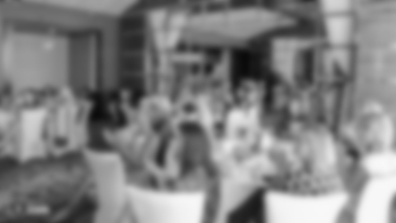 Members from the Raiders Women's Association kickoff the season with a welcome event at the M Resort, Friday, September 7, 2018, in Henderson, Nevada.