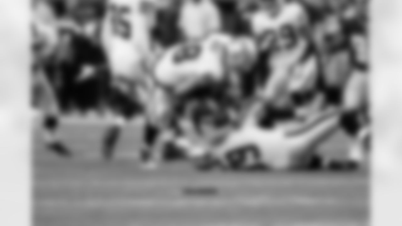 TE Nick Kasa comes in to clean up the tackle.