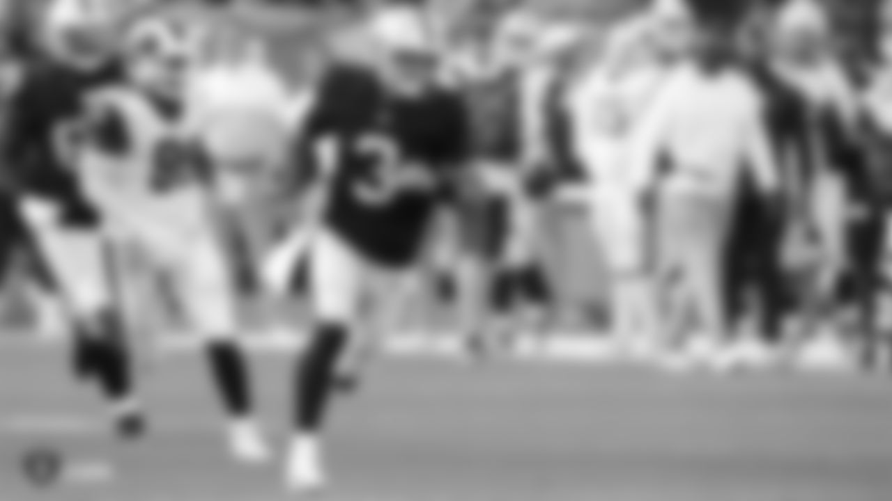 The Oakland Raiders preseason game against the Los Angeles Rams at Oakland-Alameda County Coliseum.