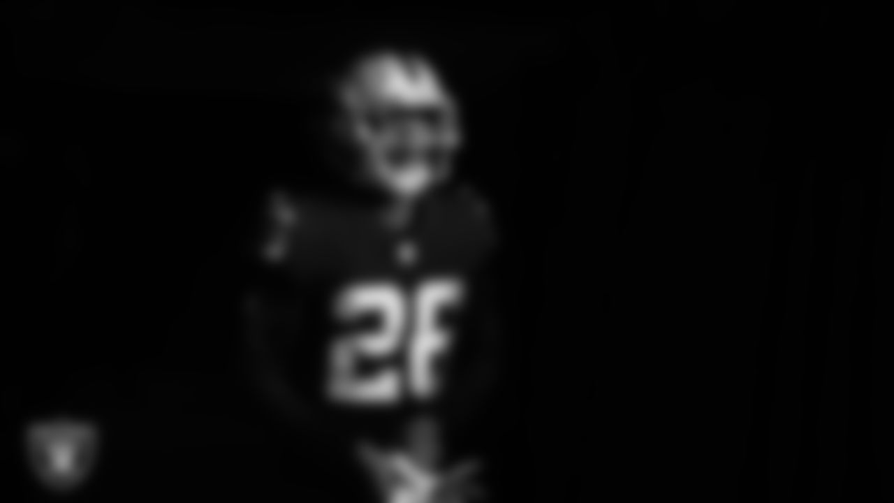 Las Vegas Raiders cornerback Rock Ya-Sin (26) walks down the tunnel before the regular season home game against the Houston Texans at Allegiant Stadium.