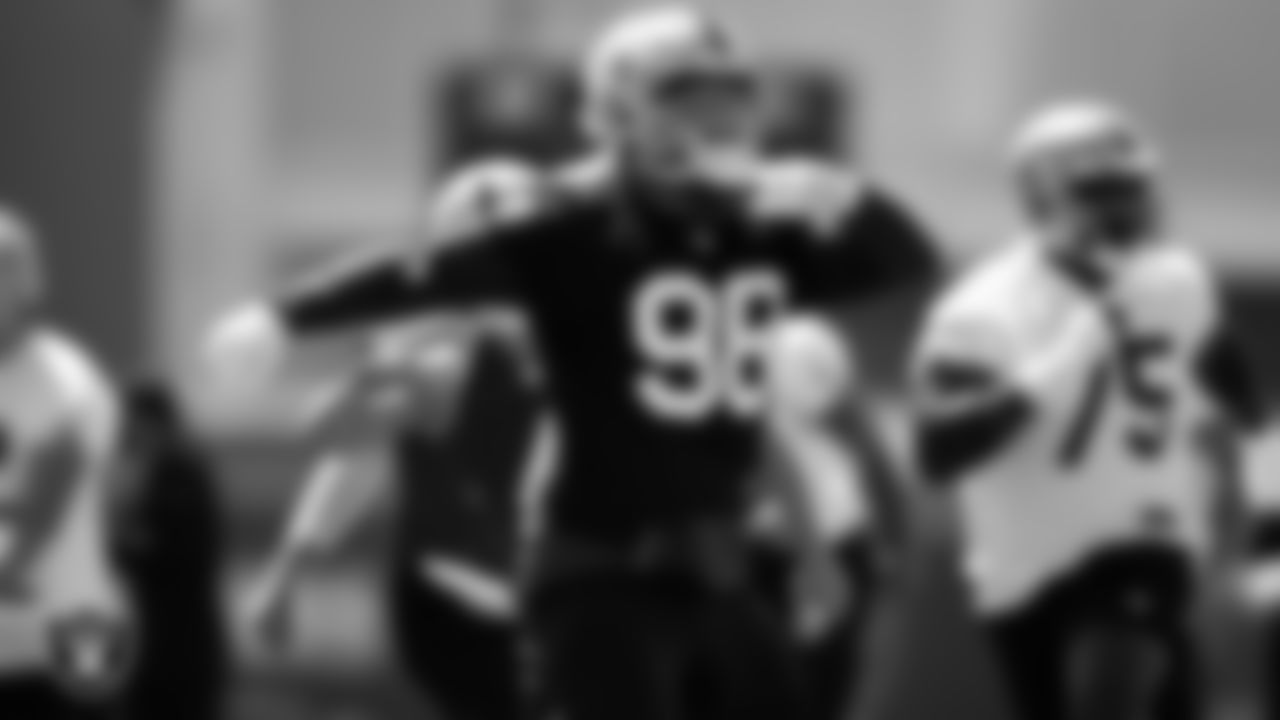 Las Vegas Raiders defensive end Maxx Crosby (98) during Mandatory Minicamp.