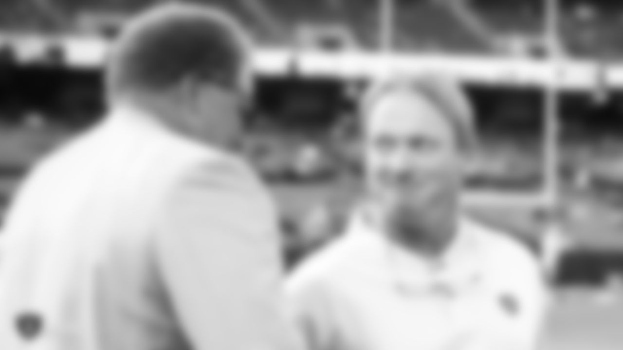 See exclusive photos of Head Coach Jon Gruden's return to the Oakland-Alameda County Coliseum.