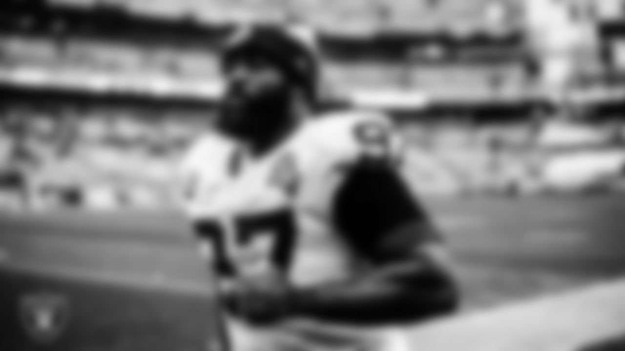Las Vegas Raiders defensive tackle Maliek Collins (97) during the regular season away game against the Cleveland Browns.
