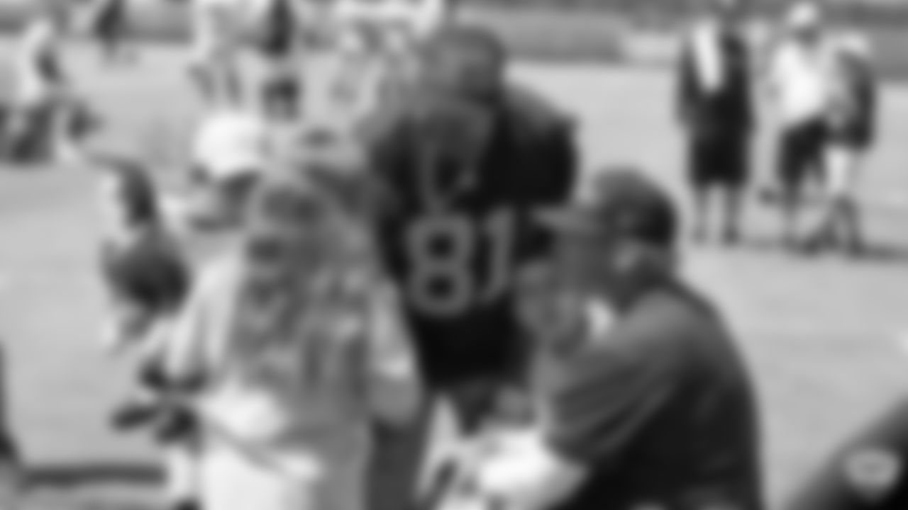 Raiders head coach Jon Gruden after practice at 2019 Training Camp.