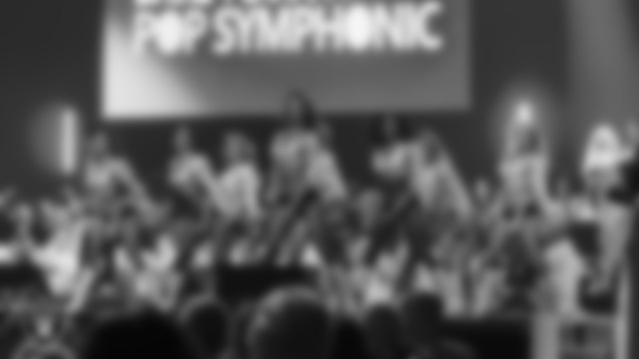 The Raiderettes perform at The David Perrico Pop Symphonic's concert at The Smith Center in downtown Las Vegas.