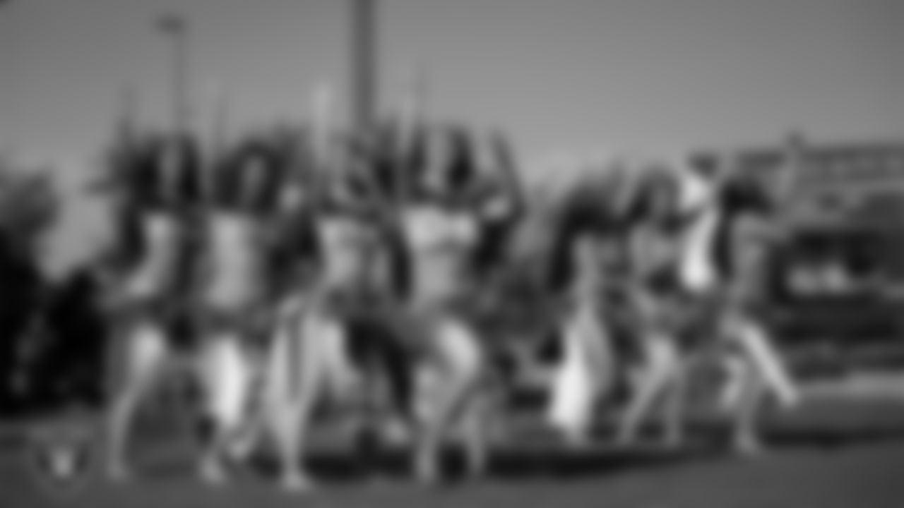 Members of Pupu 'Ori Te Nati perform during the P.A.C.E. kickoff event at Las Vegas Raiders Headquarters, Thursday, May 18, 2023, in Henderson, Nev.