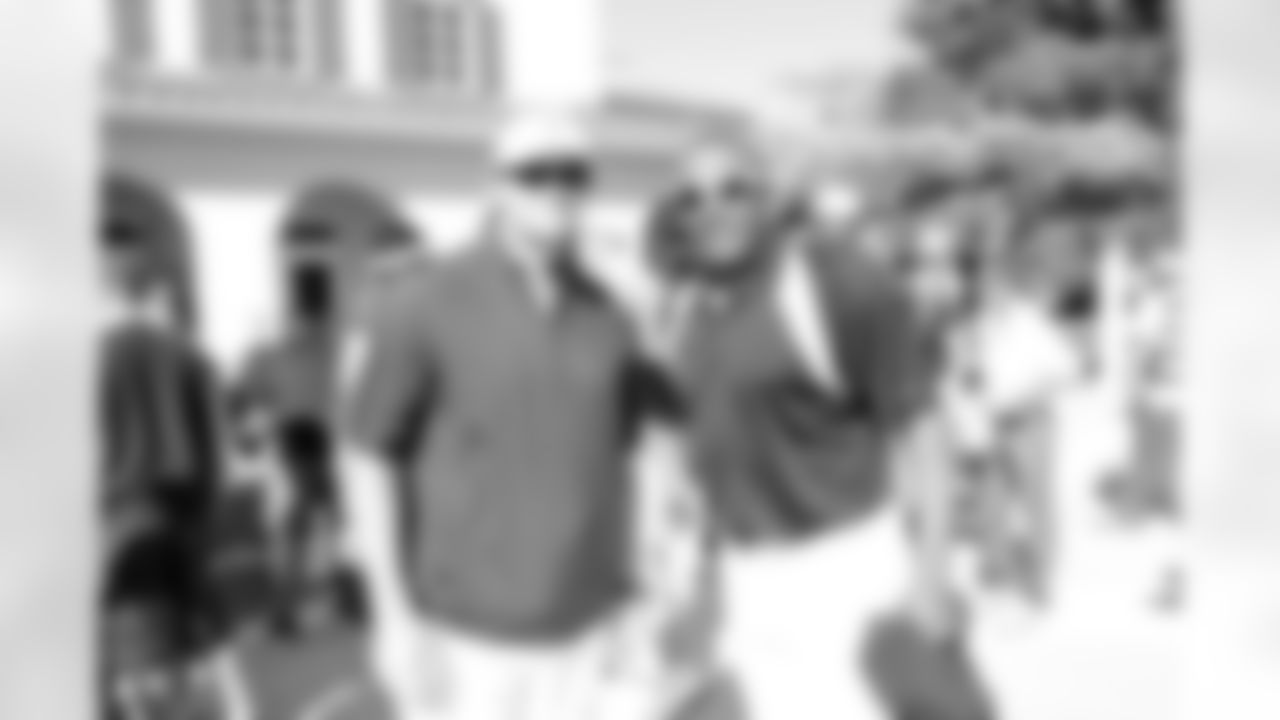 LS Jon Condo with Raiders Legend Tim Brown