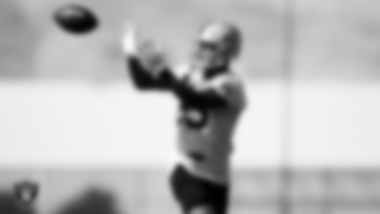 Las Vegas Raiders tight end Darren Waller (83) during practice at Intermountain Healthcare Performance Center.