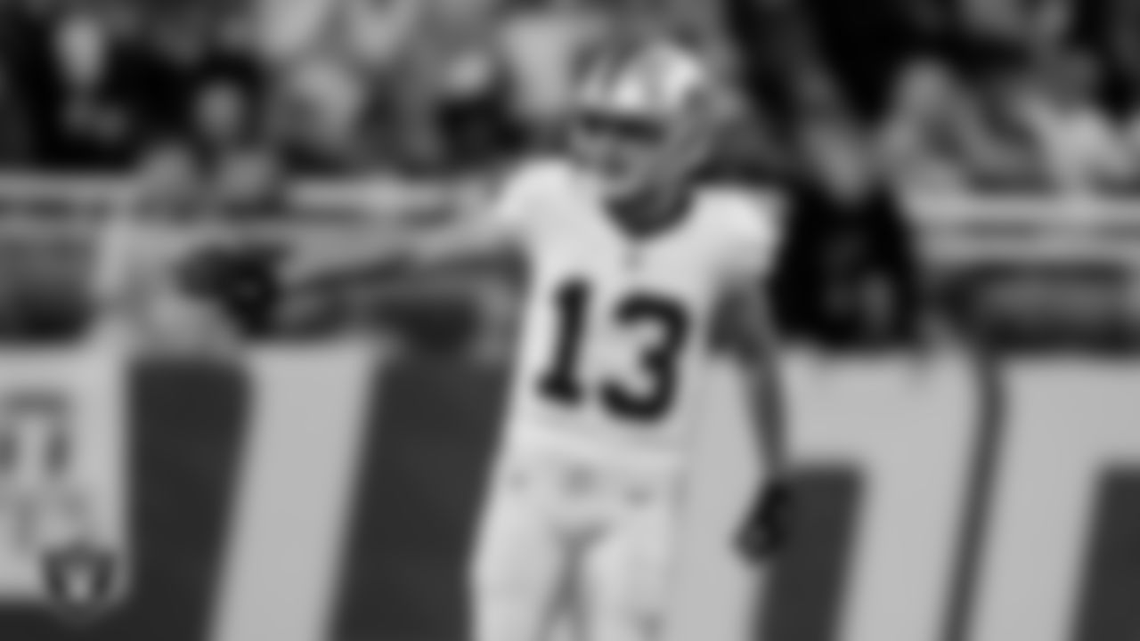 Las Vegas Raiders wide receiver Hunter Renfrow (13) during the regular season away game against the Detroit Lions at Ford Field.