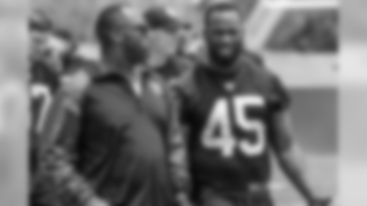 FB Marcel Reece and scout Zack Crockett