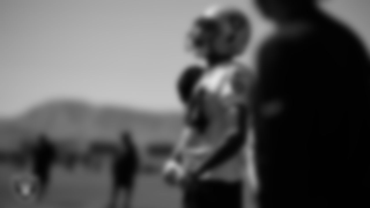 Las Vegas Raiders wide receiver Keelan Cole Sr. (84) during practice at Intermountain Health Performance Center.