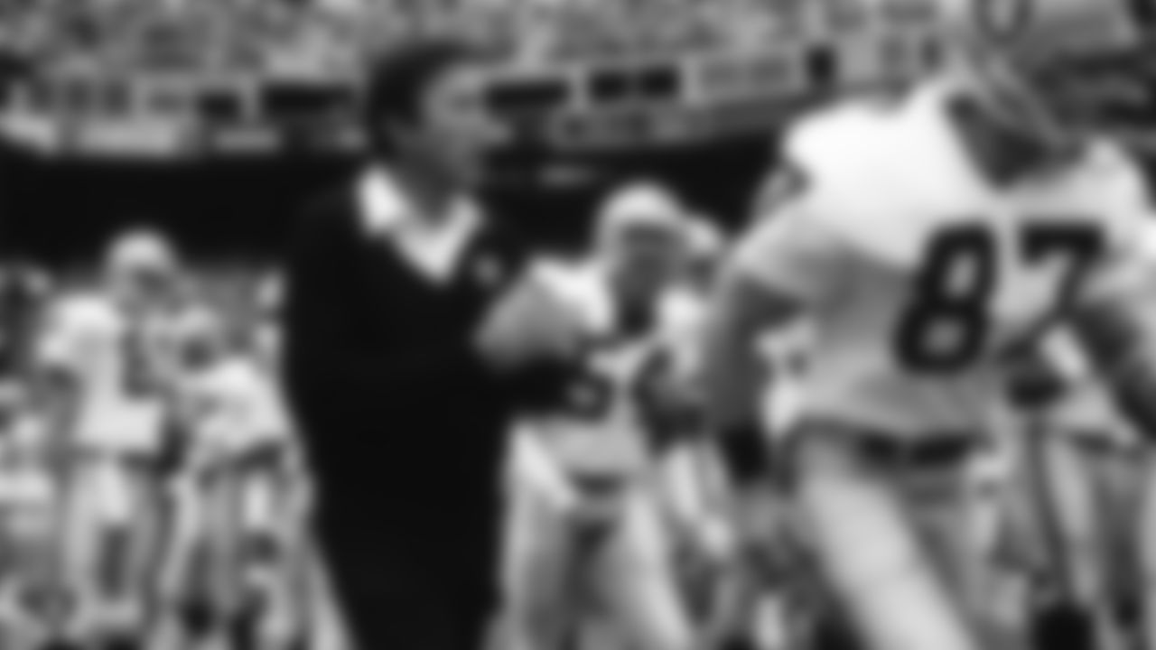 Tom Flores began his career as the first quarterback to don the Silver and Black. He went on to coach two Super Bowl winning seasons for the Raiders in 1981 and 1984.