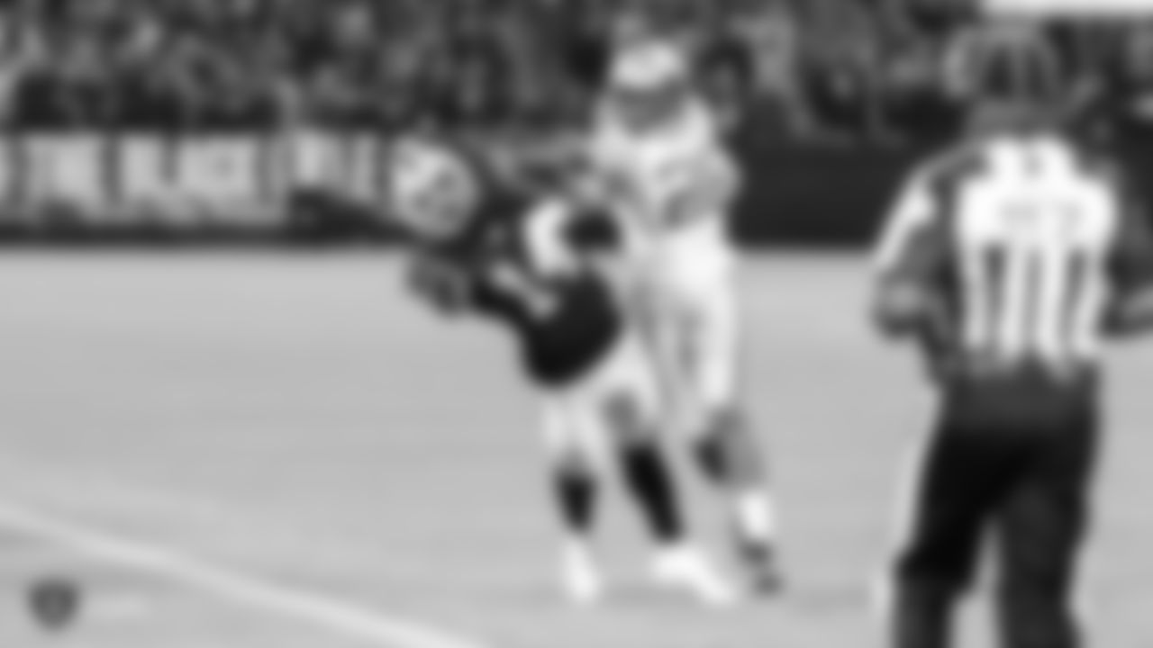 The Oakland Raiders preseason game against the Green Bay Packers at Oakland-Alameda County Coliseum, Friday, August 24, 2018, in Oakland, California.