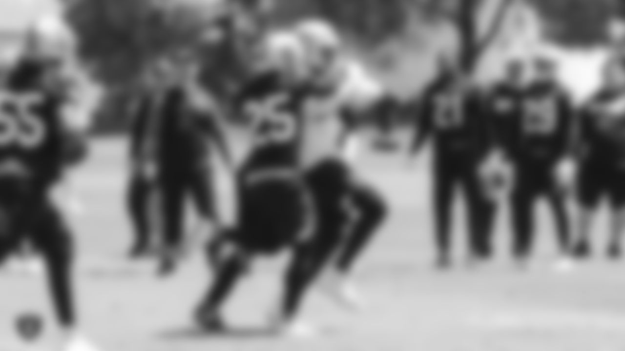 Oakland Raiders safety Erik Harris (25) at an Organized Team Activity (OTA) at the Oakland Raiders Practice Facility, Tuesday, June 5, 2018, in Alameda, California.