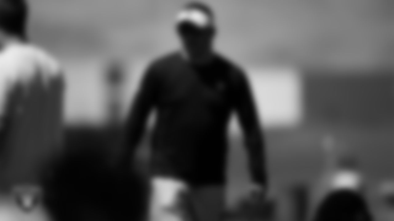 Las Vegas Raiders Head Coach Josh McDaniels at an Organized Team Activity (OTA).