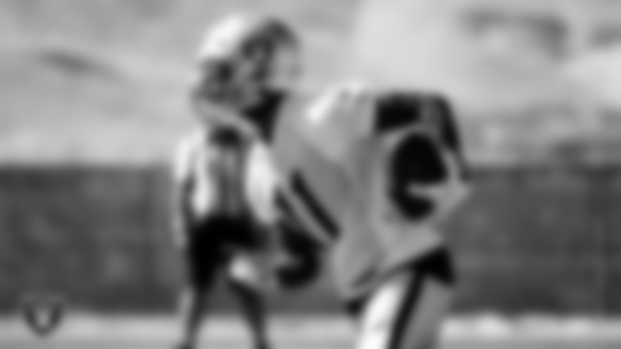 Las Vegas Raiders wide receiver Henry Ruggs III (11) during practice.
