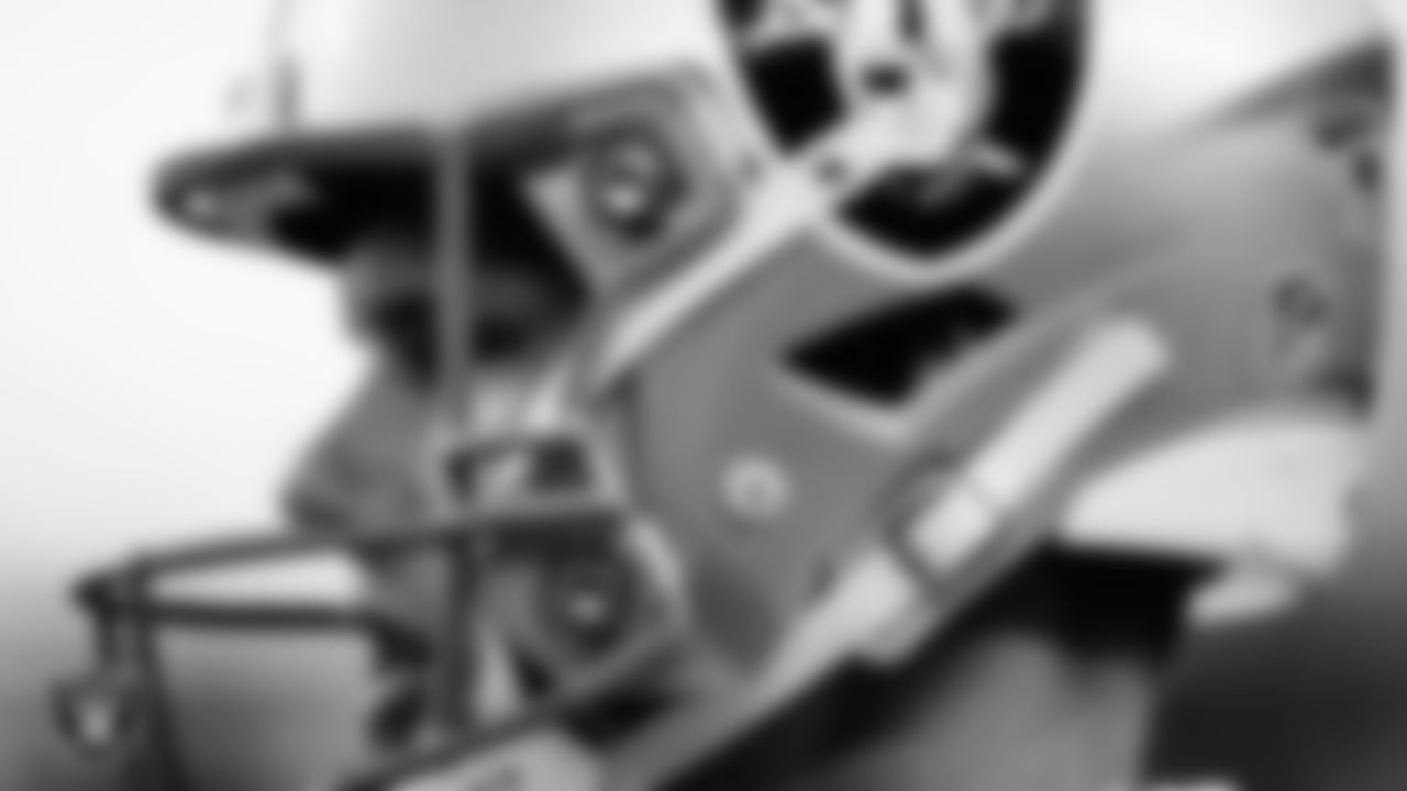 Las Vegas Raiders kicker Daniel Carlson (2) on the sidelines during the Las Vegas Raiders regular season away game against the New York Jets.