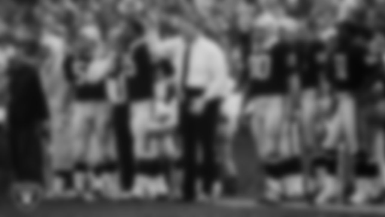 John Madden coached the Raiders to a 103-32-7 record from 1969-1978. During that time, he won five straight AFC West titles and coached the team to victory in Super Bowl XI.
