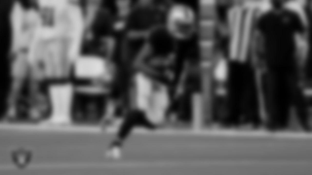 Las Vegas Raiders wide receiver DeSean Jackson (1) during the regular season away game against the Dallas Cowboys.