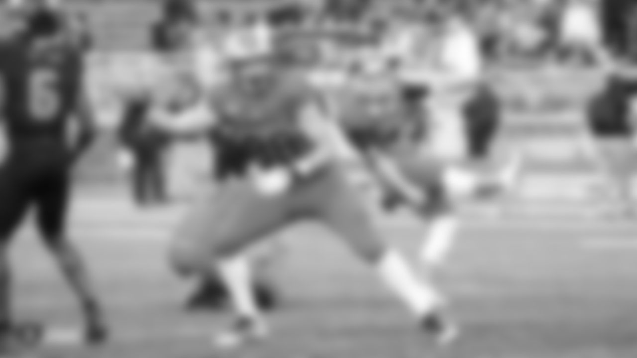Game action of the 2019 Senior Bowl at Ladd-Peebles Stadium, Saturday, January 26, 2019, in Mobile, Alabama.