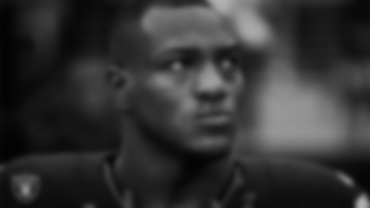 Las Vegas Raiders running back Zamir White (35) during the national anthem before the regular season home game against the Arizona Cardinals at Allegiant Stadium.