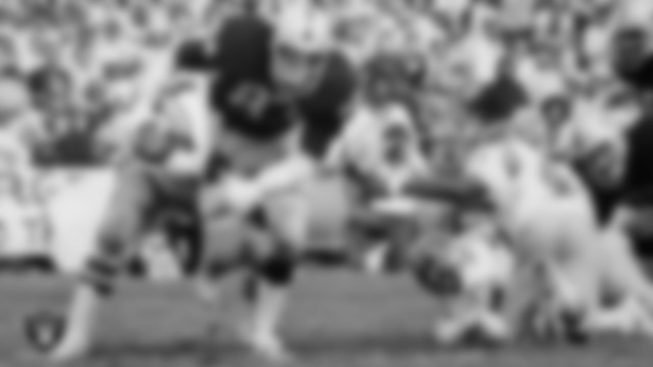 Ted Hendricks played in 131 games with 122 starts and was a key member of all three Raiders Super Bowl winning teams. He recorded 10 interceptions for 111 yards and recovered 10 fumbles. Hendricks was named to the Pro Bowl four times as a Raider and selected 1st team All-Pro twice.