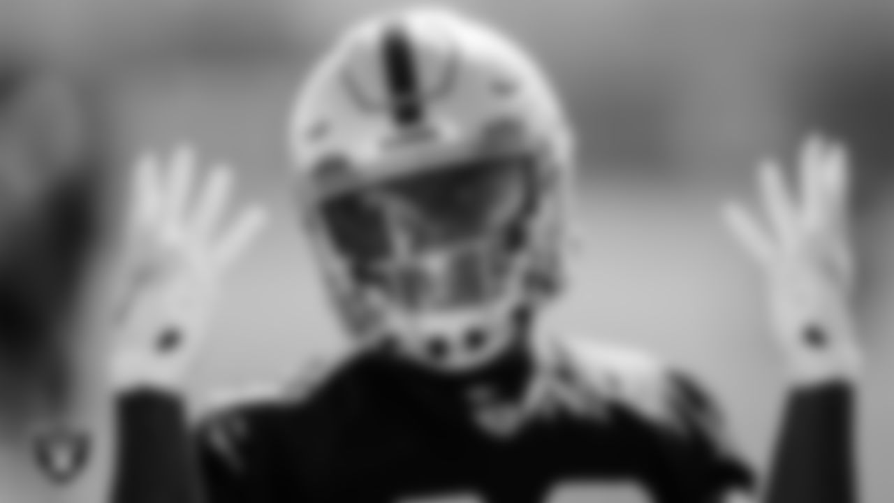 Las Vegas Raiders running back Jalen Richard (30) during practice.