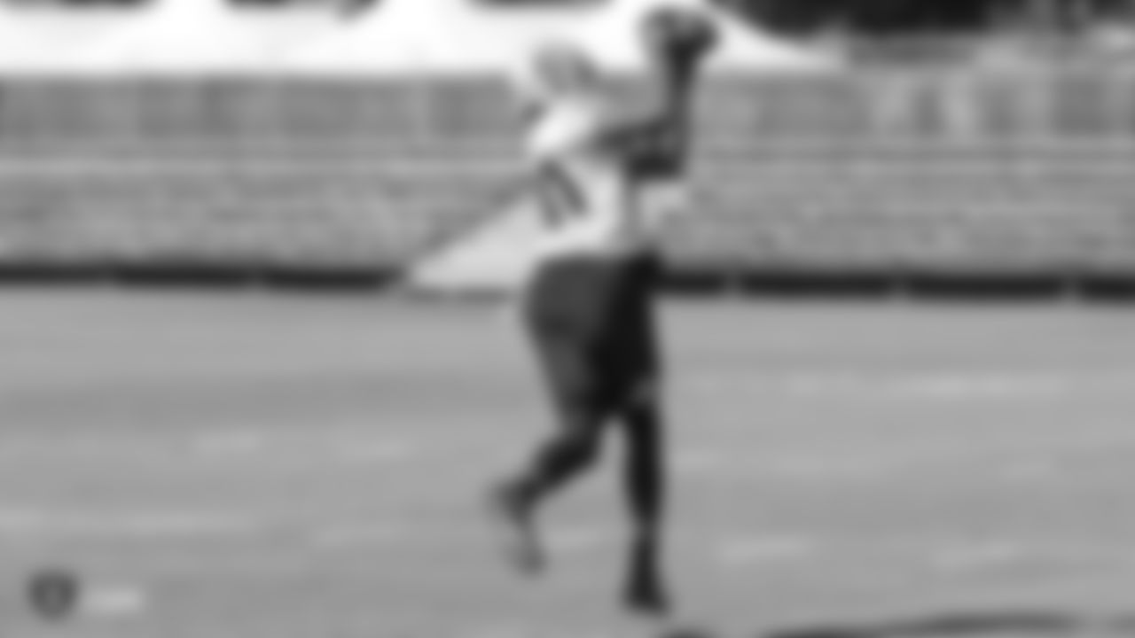 Oakland Raiders wide receiver Marcell Ateman (88) on the field for practice at 2018 Pre-Training Camp at The Oakland Raiders Napa Valley Training Complex, Thursday, July 26, 2018, in Napa, California.
