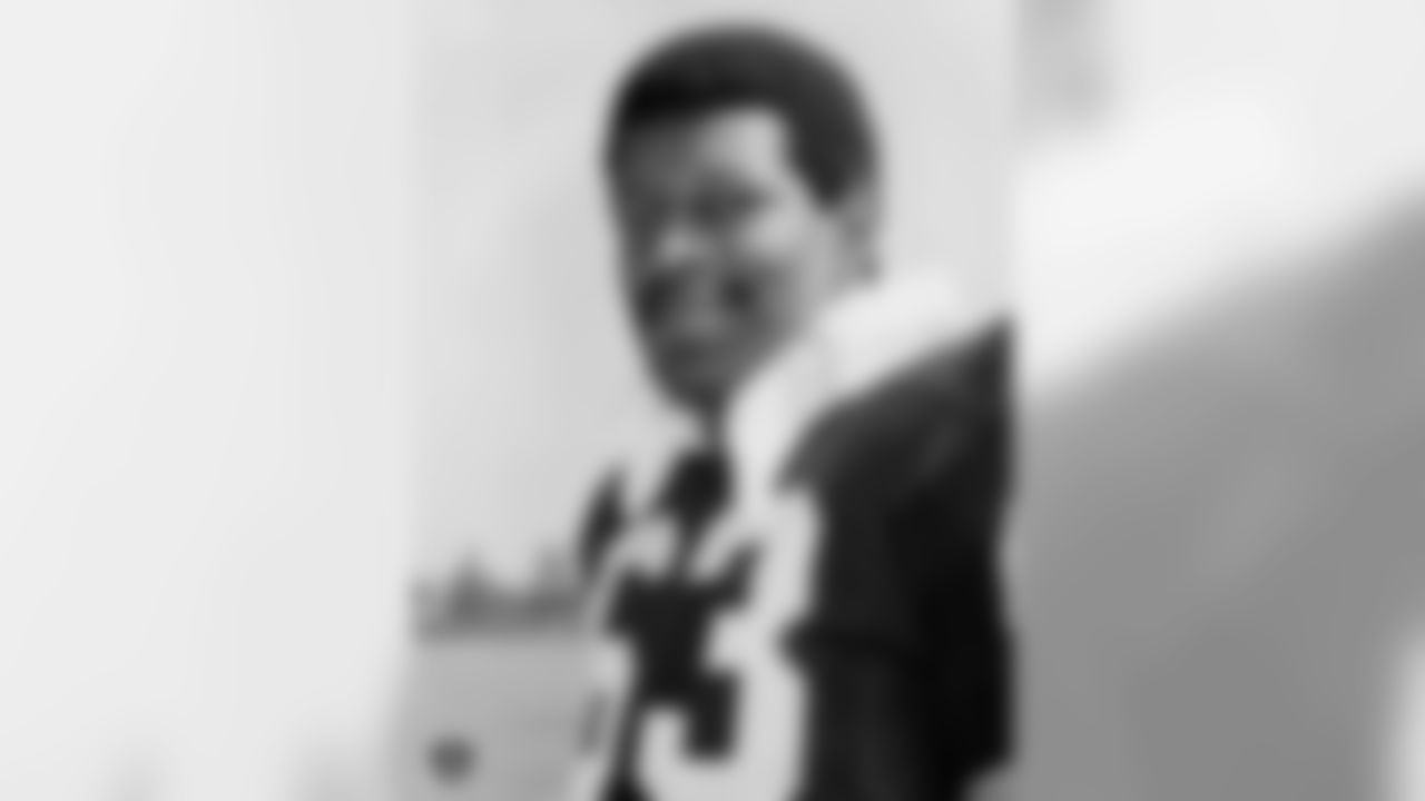 Gene Upshaw was selected by the Raiders in the 1st round of the 1967 NFL Draft out of Texas A&I. He was inducted into the Pro Football Hall of Fame in 1987 after playing in 217 regular-season games with 207 starts, 24 playoff games and three Super Bowls (II, XI, XV). Upshaw was named to seven All-Star Games/Pro Bowls and named 1st Team All-Pro five times.