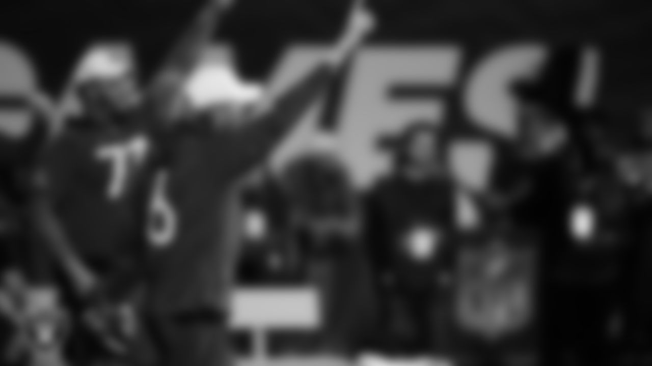 Las Vegas Raiders punter AJ Cole (6) participates in the NFL 2023 Pro Bowl Skills Challenge.