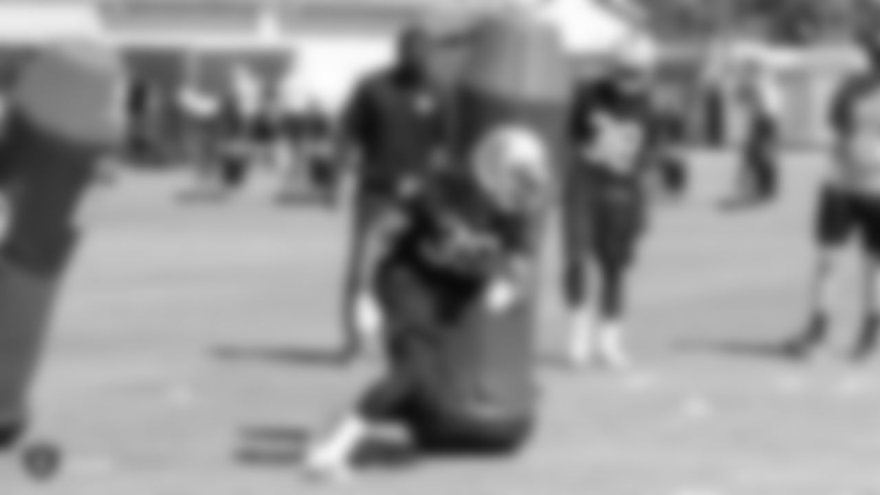 Oakland Raiders defensive back Shaquille Richardson (39) on the field for practice at 2018 Pre-Training Camp at The Oakland Raiders Napa Valley Training Complex, Thursday, July 26, 2018, in Napa, California.