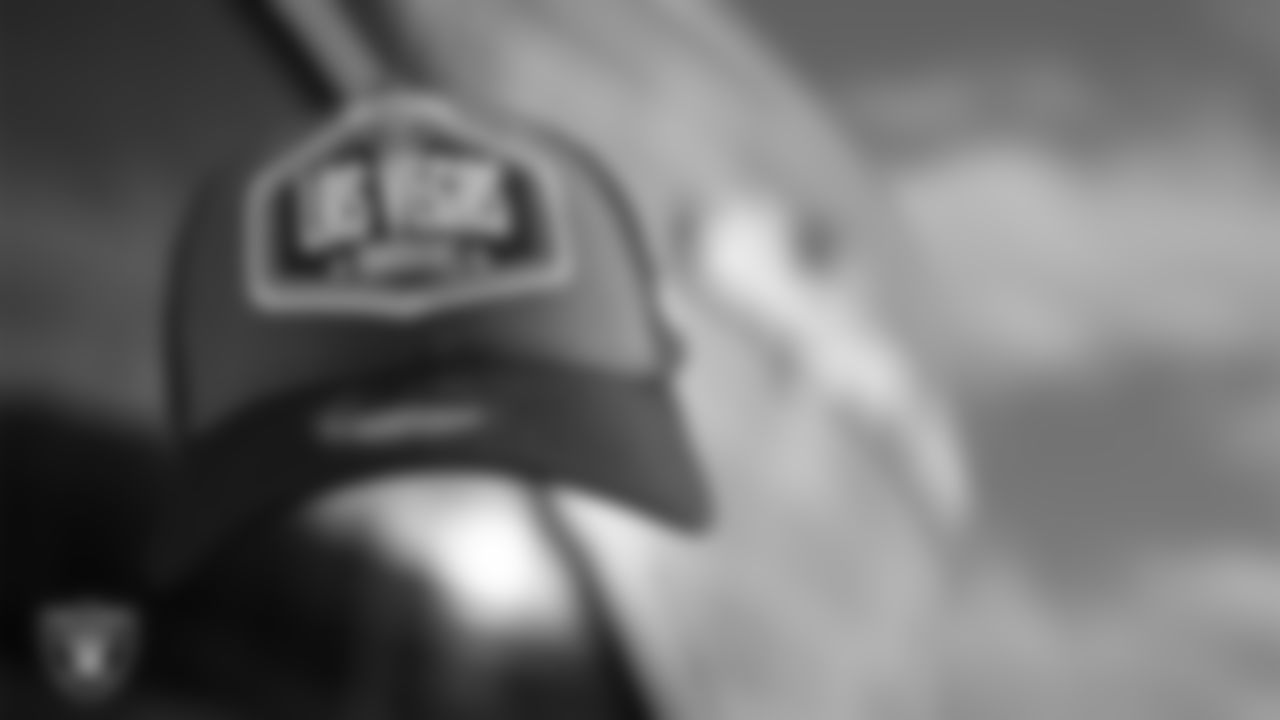 The Las Vegas Raiders 2021 NFL Draft cap.