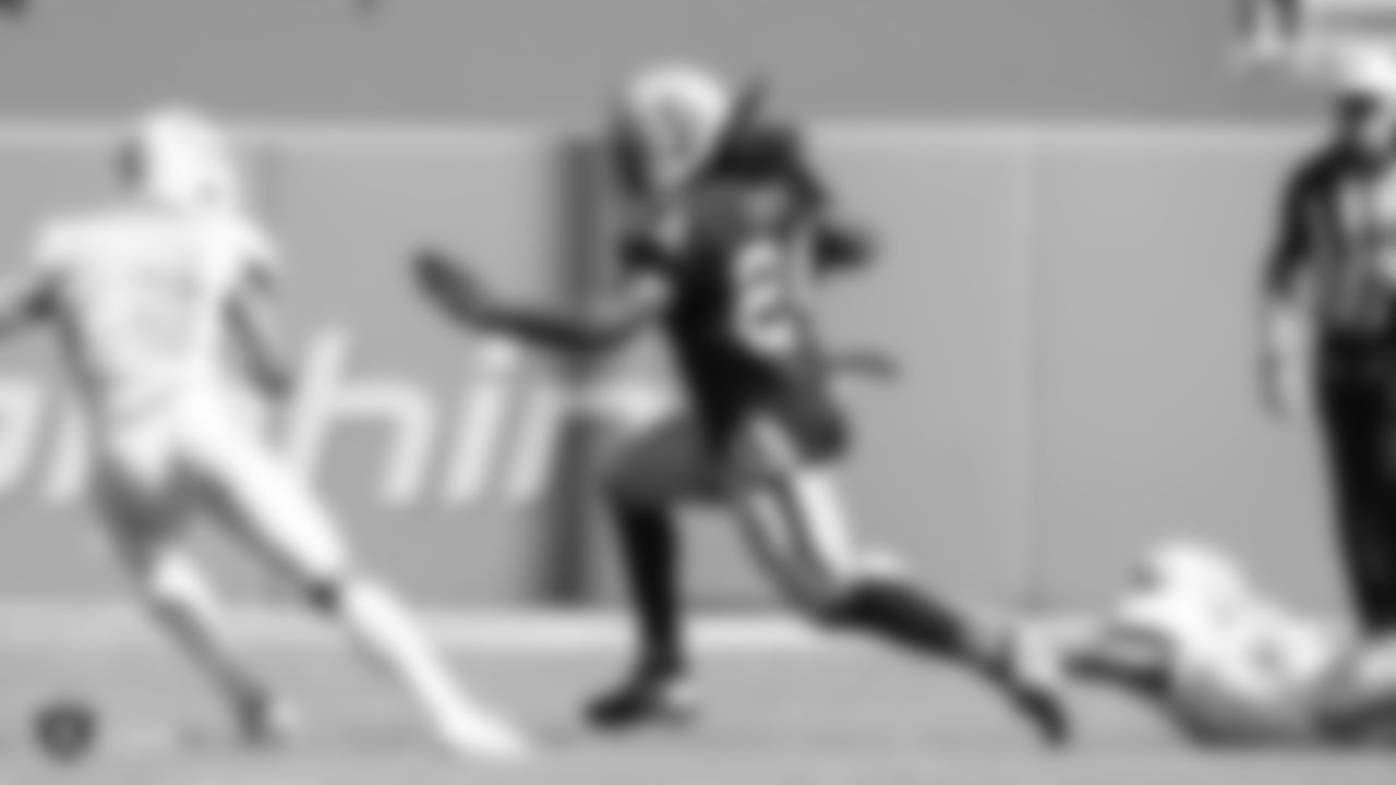 The Oakland Raiders regular season game against the Miami Dolphins at Hard Rock Stadium, Sunday, September 23, 2018, in Miami Gardens, Florida.