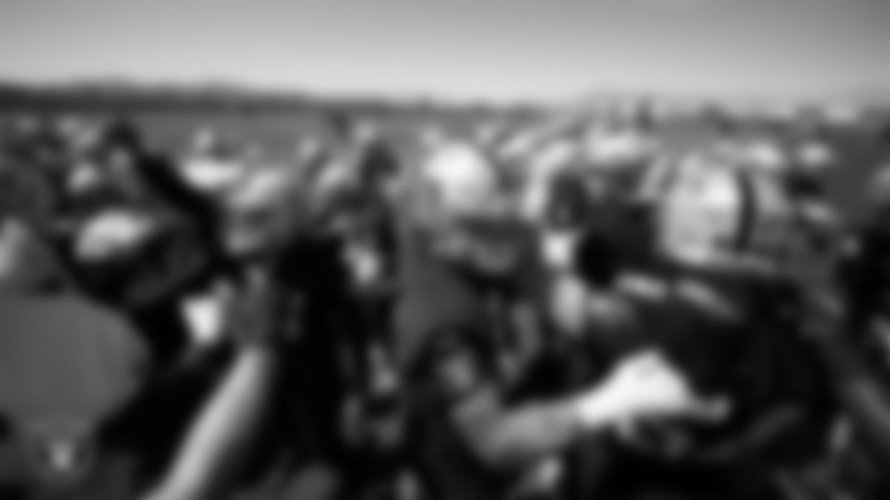 The Las Vegas Raiders at an Organized Team Activity (OTA).